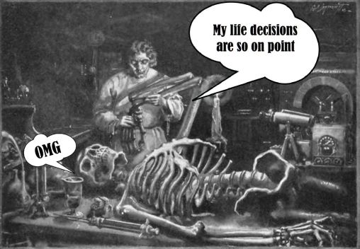 Frankenstein and energy drink