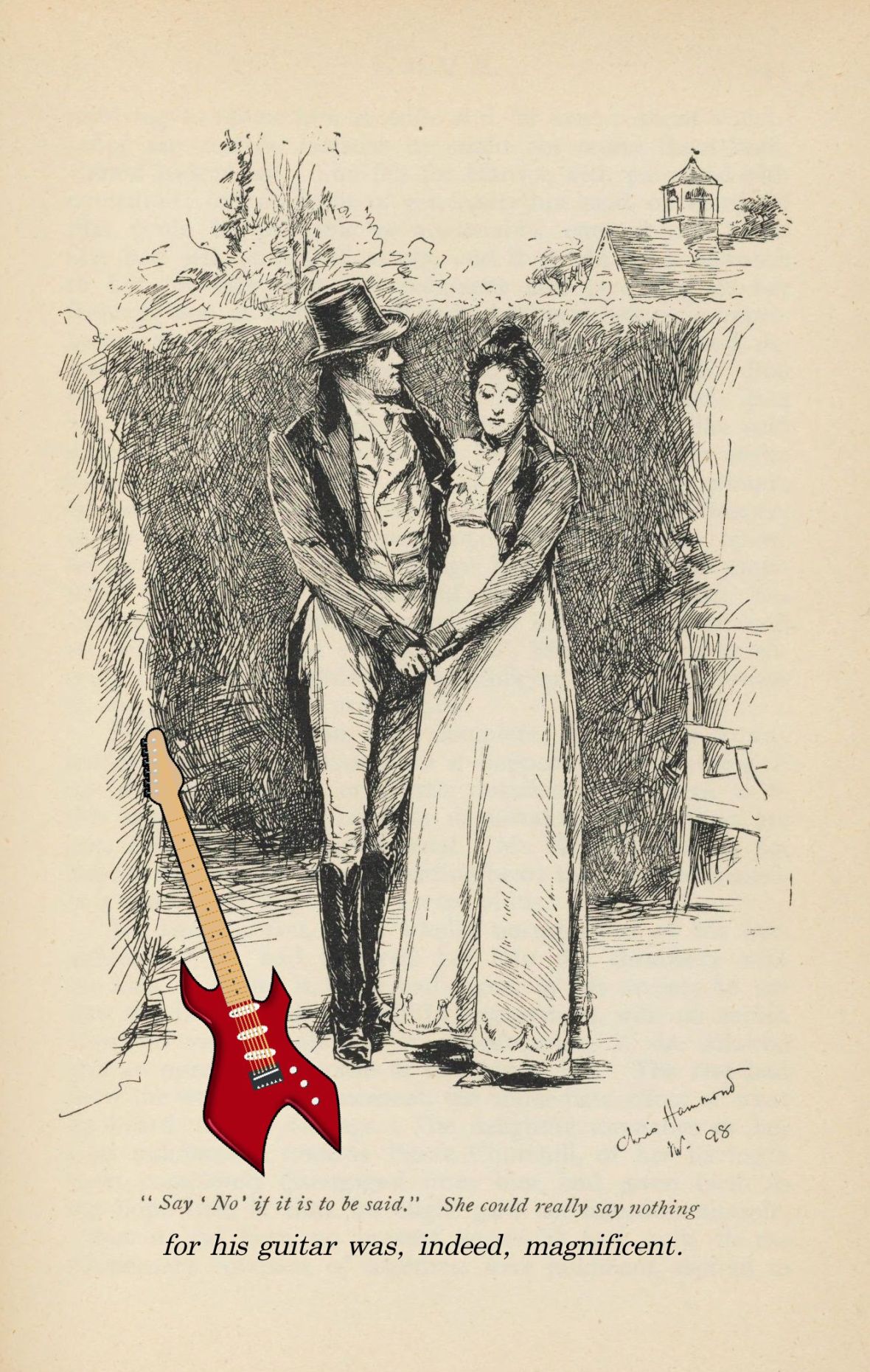 Emma Knightley electric guitar songs for every book